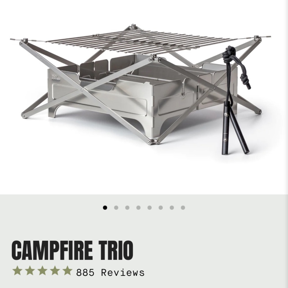Wolf and Grizzly Campfire trio